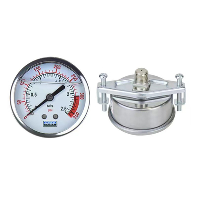 Water Pressure Gauge Liquid Filled Pressure Gauge