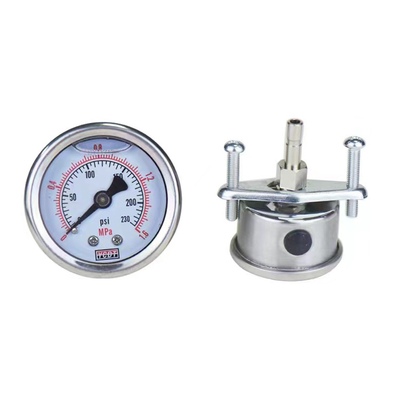 Water Pressure Gauge Liquid Filled Pressure Gauge