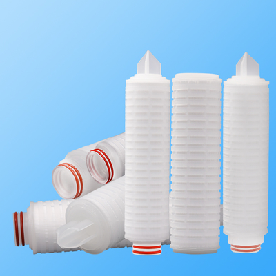 1 5 10 Micron Particle Removal 100% Polypropylene 10 20 30 Inch PP Pleated Filter Cartridge for Soft Drink Filtration