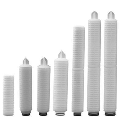 1 5 10 Micron Particle Removal 100% Polypropylene 10 20 30 Inch PP Pleated Filter Cartridge for Soft Drink Filtration