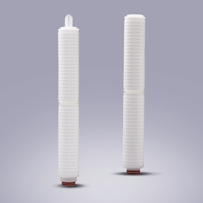 20 Inch 0.1/0.22/0.45/ 1/5 Micron Pleated Filter Cartridge for Industrial Reverse Osmosis Filtration Systems
