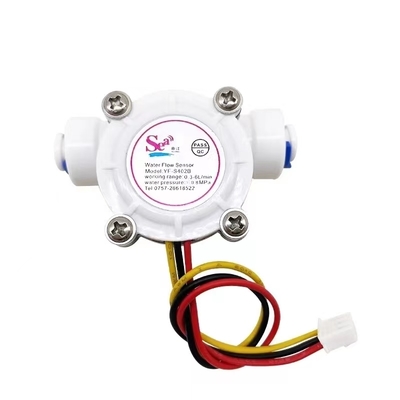 1 Inch 0.3-6L/Min Hall Flowmeter Flow Meter Switch Counter Customizable 1/4 3.5-24V Water Flow Sensor