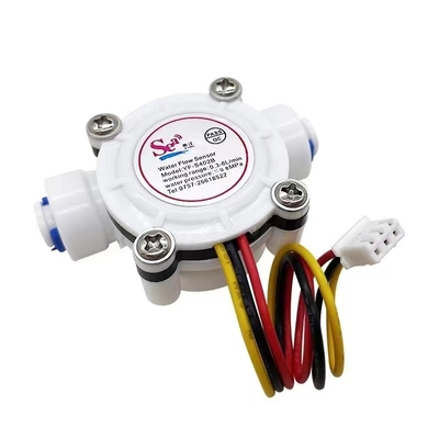 1 Inch 0.3-6L/Min Hall Flowmeter Flow Meter Switch Counter Customizable 1/4 3.5-24V Water Flow Sensor