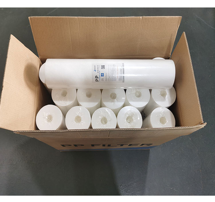 20 Inch 1 Micron 5 Micron PP Sediment Filter Meltblown Cartridge for Pre-filtration in Water Treatment Plants