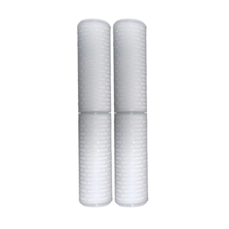 20 Inch 0.1/0.22/0.45/ 1/5 Micron Pleated Filter Cartridge for Industrial Reverse Osmosis Filtration Systems